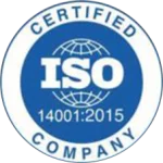 ISO 14001:2015 certification logo