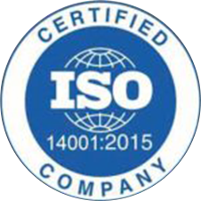 ISO 14001:2015 certification logo