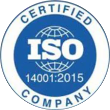 ISO 14001:2015 certification logo