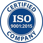 ISO 9001:2015 certification logo