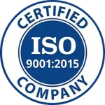 ISO 9001:2015 certification logo